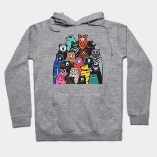 Colours bears Hoodie